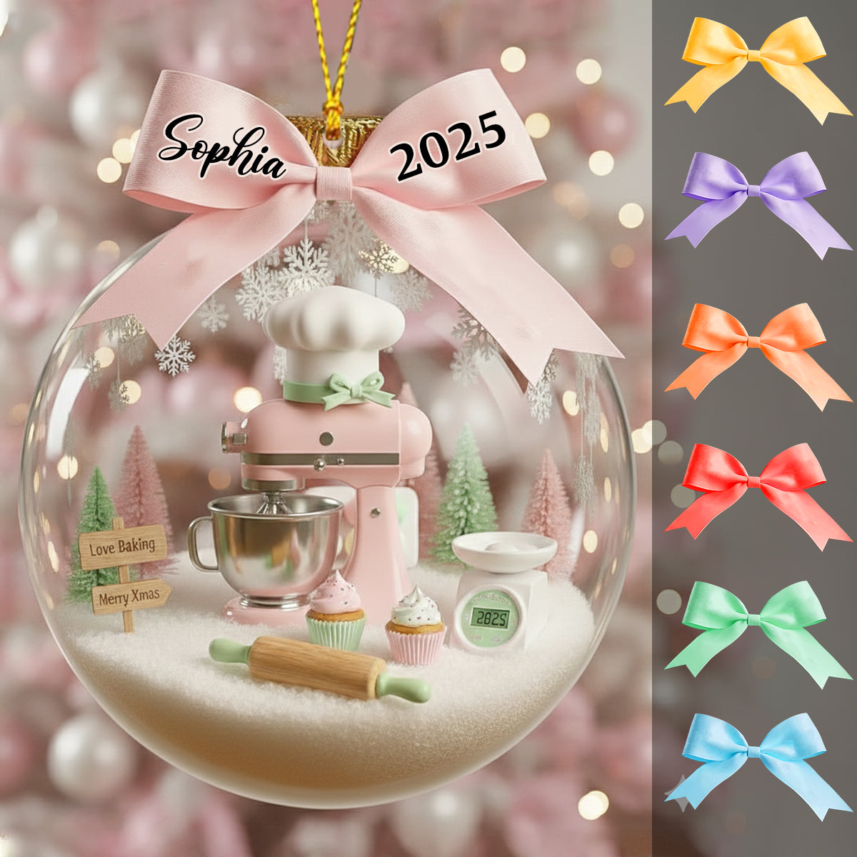 Love Baking - Personalized Baking Ornament