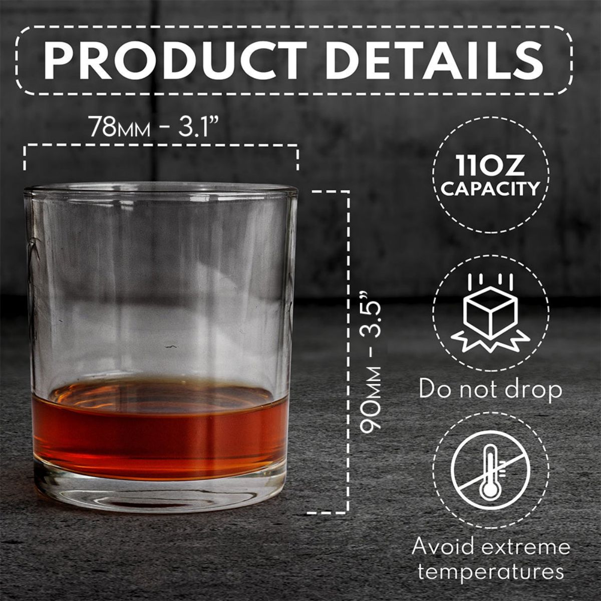 Cool Skull - Personalized Skull Whiskey Glass