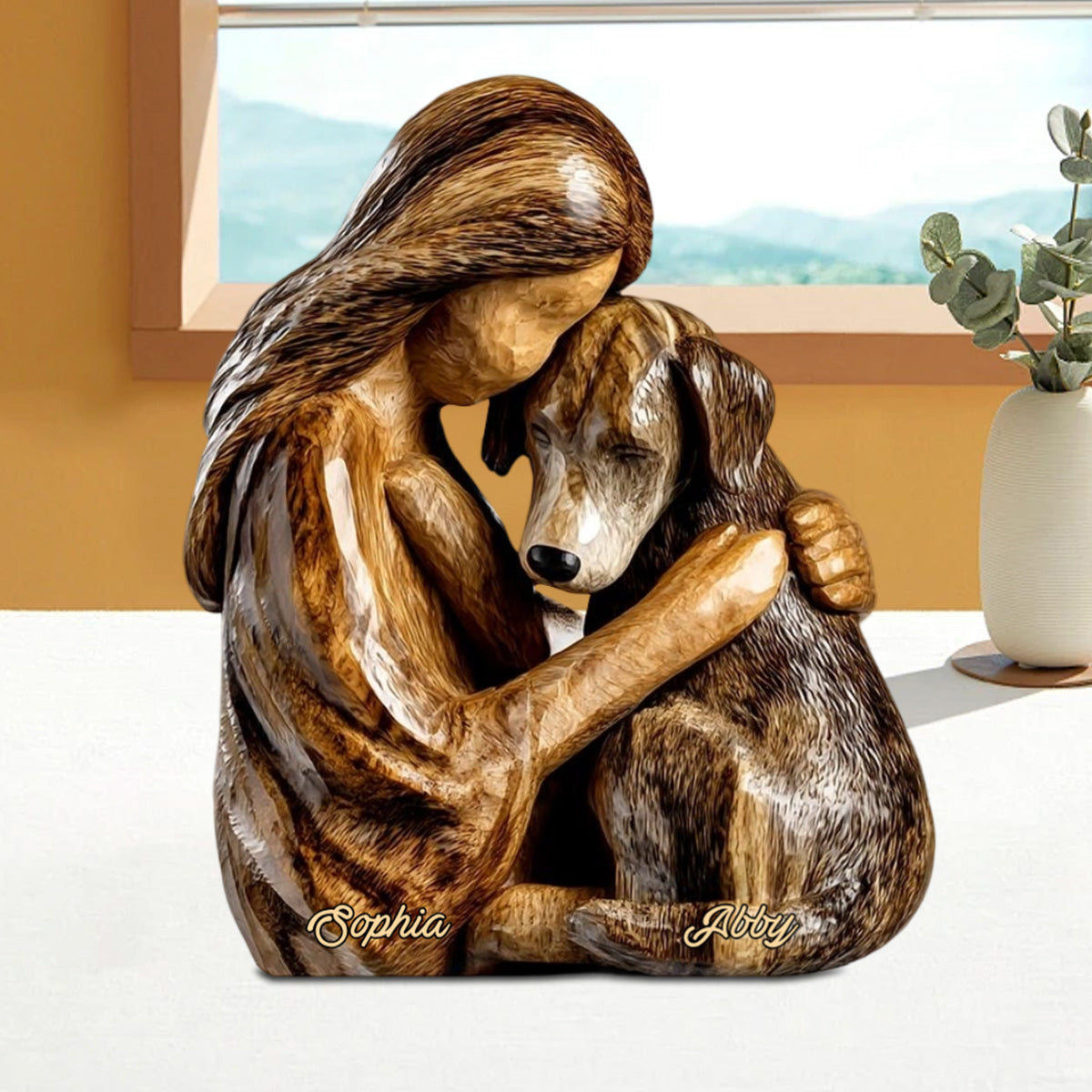 Dog Lovers - Personalized Dog Shaped Acrylic Plaque