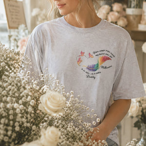 Personalized "Your Wings Were Ready" Memorial Shirt – Custom Name & Dates | Remembrance Gift For Loved One
