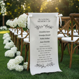 Personalized Wedding Welcome Sign – Custom Fabric Banner for Weddings, Bridal Showers & Special Events