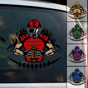 Custom Name Personalized Football Player Sticker/Decal