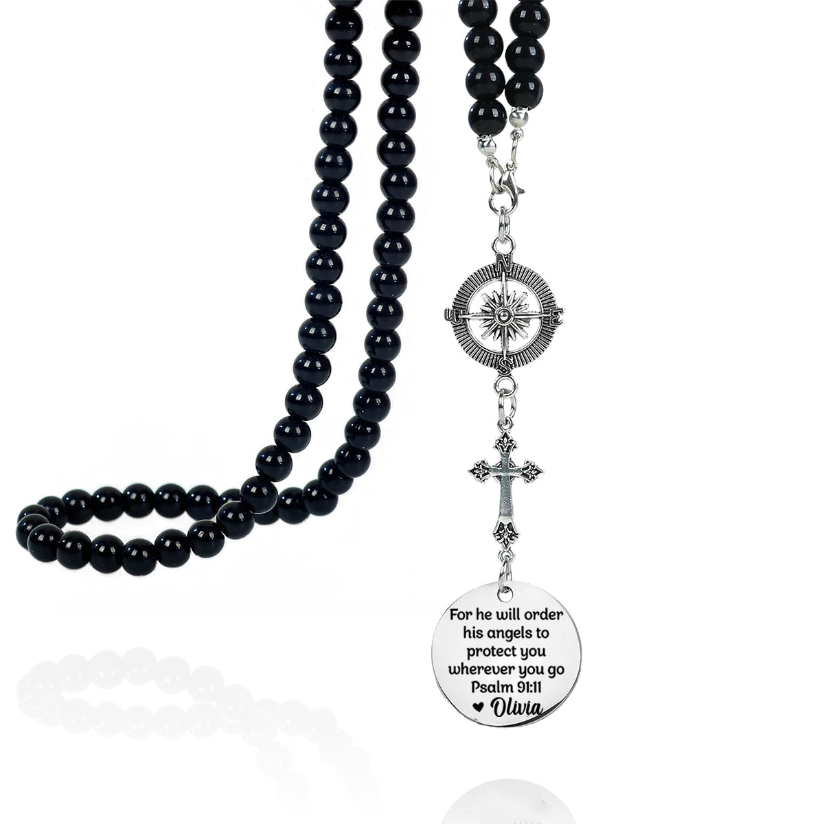 Carry A Piece Of You - Family Personalized Custom Cross Car Charm