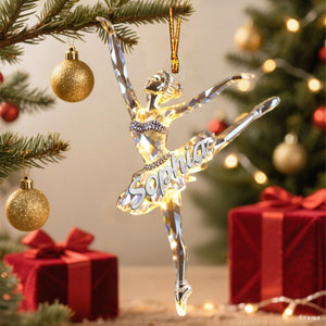 Charming Ballet Ornament Personalized Gifts For Ballerina