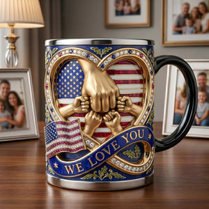 Personalized "Love You, Dad" Magic Mug – America 250th Anniversary | Gift For Dad