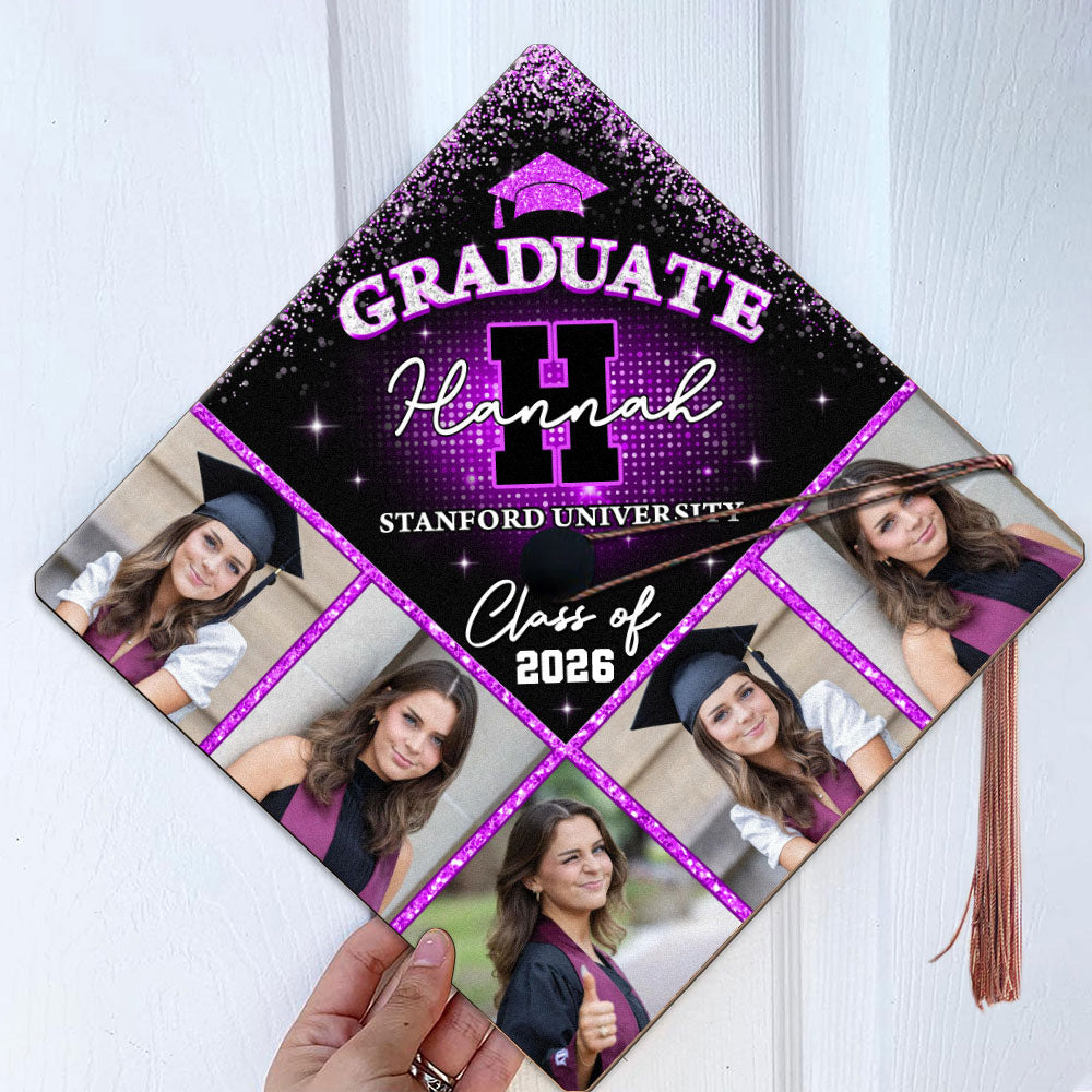 Personalized Custom Name Graduation Cap Topper Class Of 2026 - Decorations For Grad Cap