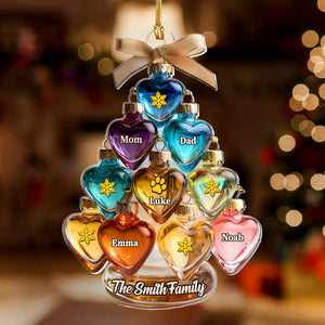 Family Christmas Tree - Personalized Acrylic Ornament