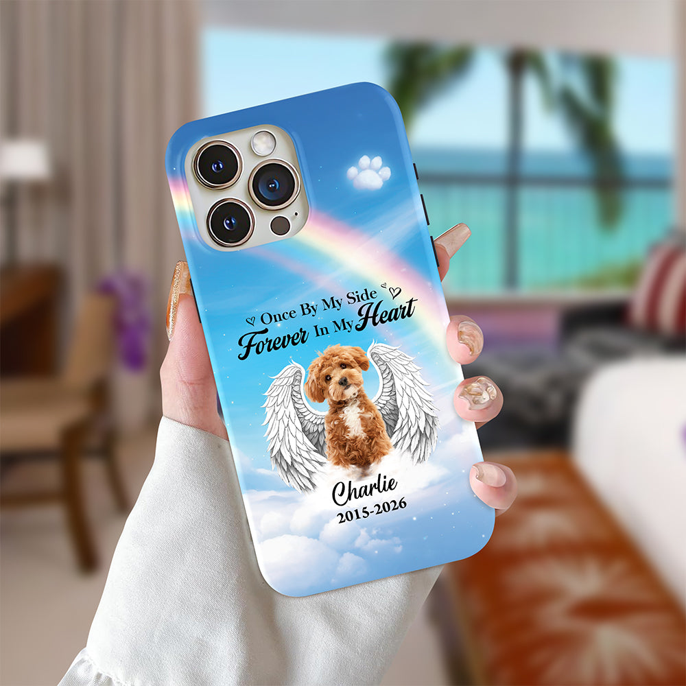 Custom Photo Dog Memorial Phone Case – Personalized Pet Loss Keepsake