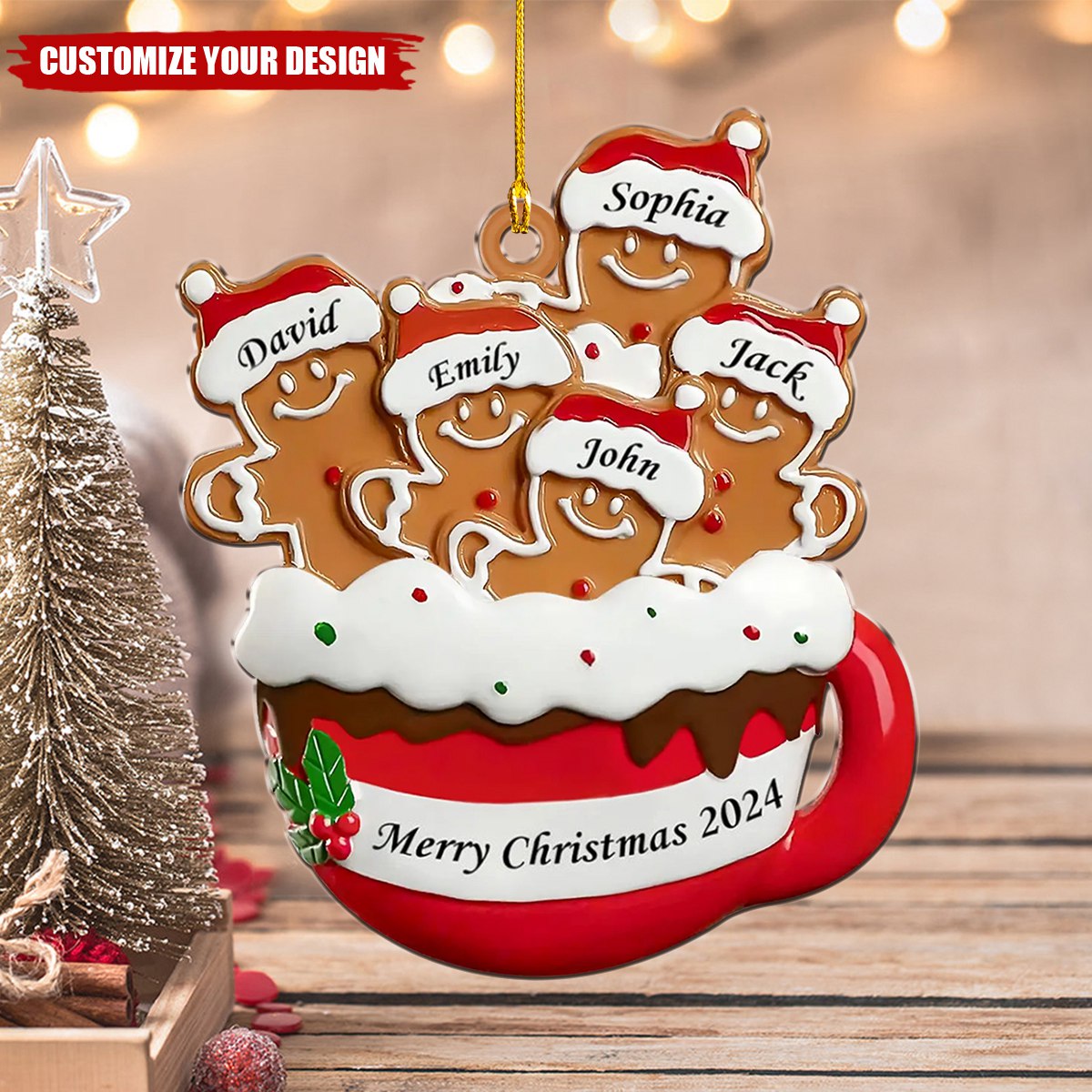 Personalized Christmas Family Ornament