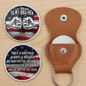 Custom Pocket Hug - Personalized America 250th Anniversary Gifts For Brother
