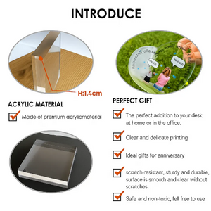 Personalized Mother Custom Shaped Acrylic Plaque -  Perfect Gift For Mom, Grandma