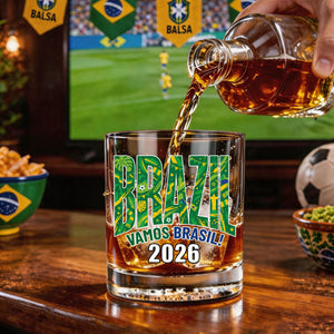 Rep Your Nation – Personalized 2026 Soccer Country Whiskey Glass