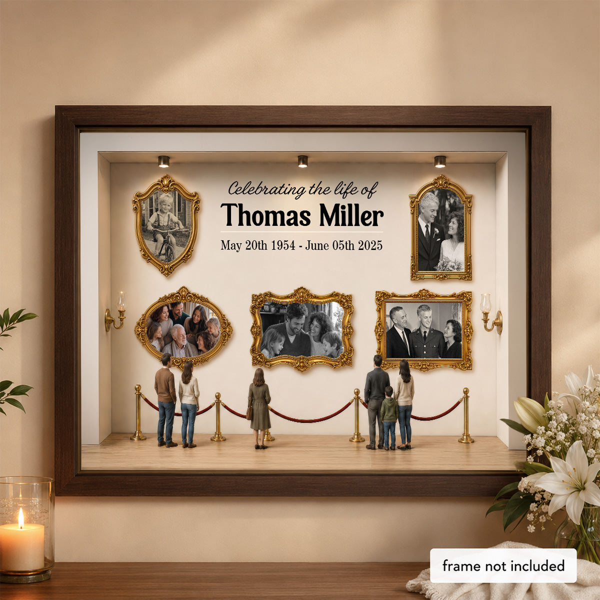 Personalized "Celebrating The Life Of A Loved One" Poster – Memorial Sympathy Gift & Keepsake