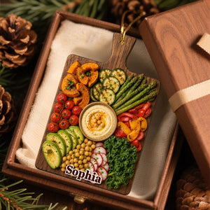 Assorted Charcuterie Board Ornament – Personalized Christmas Tree Hanging Decoration Gift For Foodie