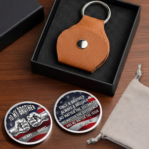 Custom Pocket Hug - Personalized America 250th Anniversary Gifts For Brother