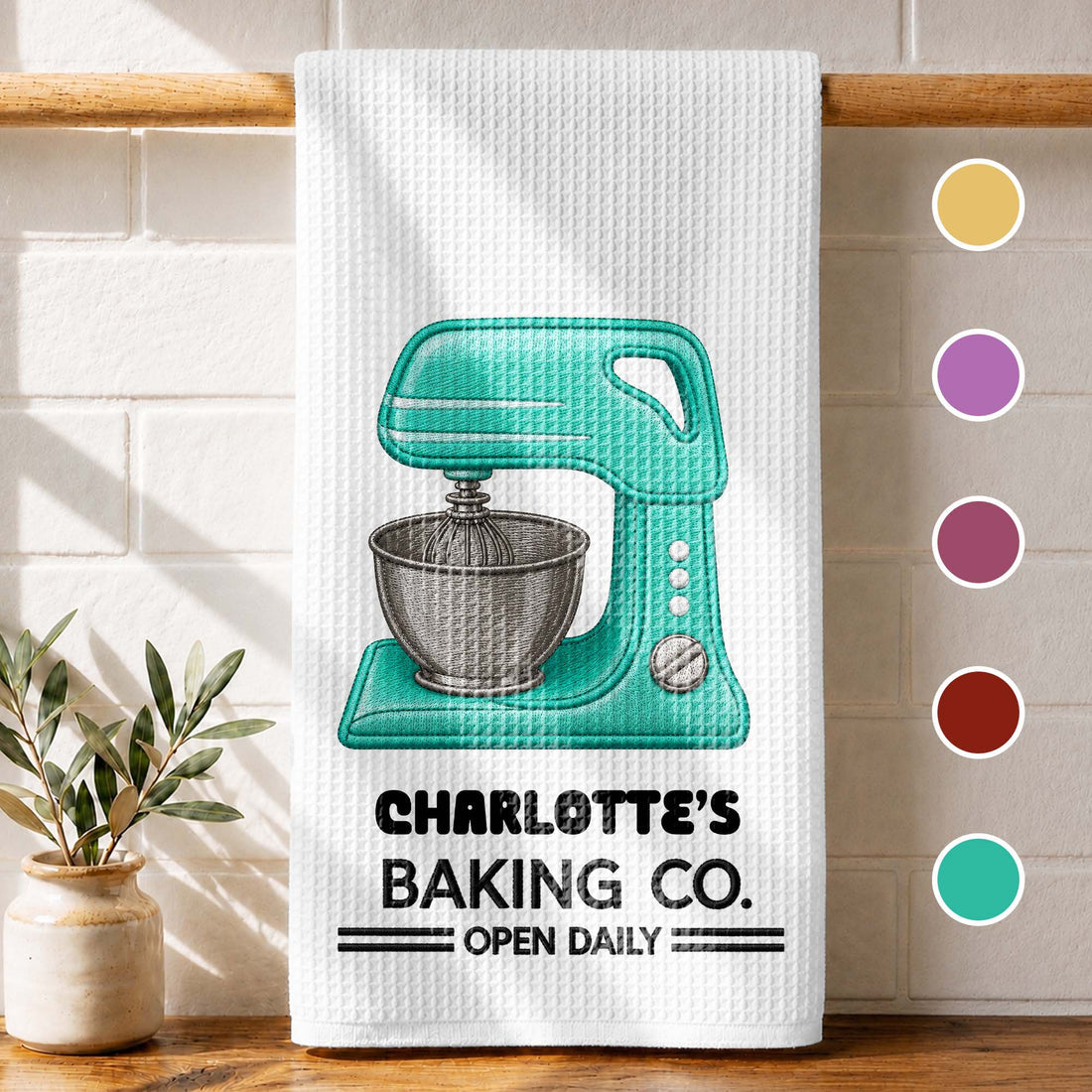Personalized "Baking Co." Kitchen Towel – Gift For Bakers & Baking Lovers