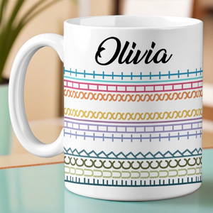 Patchwork Of Passion Friend Personalized Custom Hidden Message Mug - Gift For Best Friends, Sisters, Family
