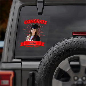 Proud Graduate? Show Them Off – Personalized  Custom Photo Car Decal for Class of 2026