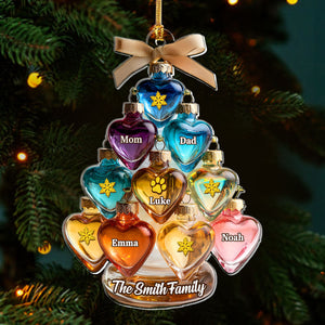 Family Christmas Tree - Personalized Acrylic Ornament