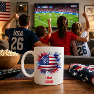 Personalized 2026 Soccer Country MUG