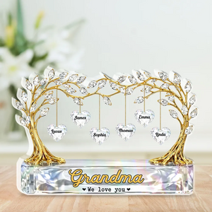 Personalized Custom Acrylic Plaque – "We Love You" Heartfelt Gift for Home Decor