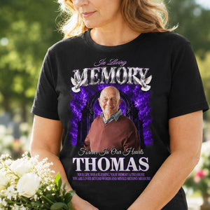 "In Loving Memory" Custom Photo Shirt – Personalized Memorial Gift | Sympathy Keepsake & Celebration of Life