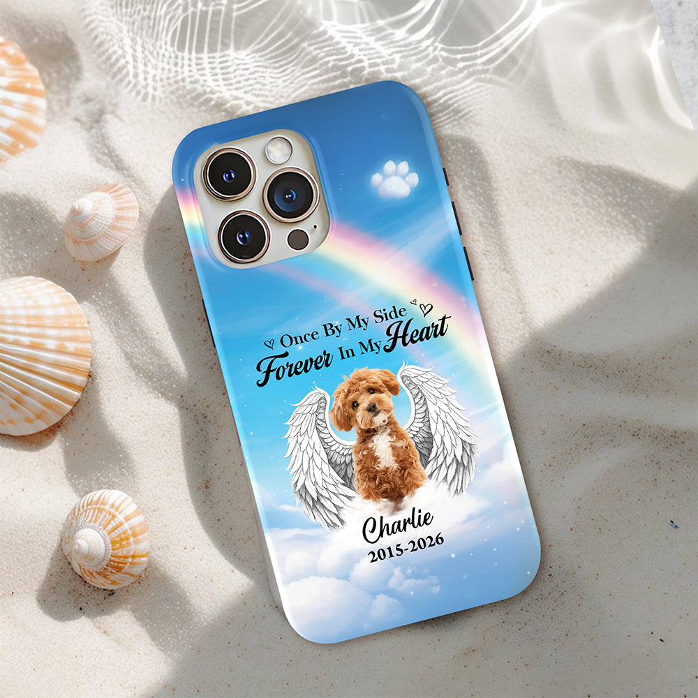 Custom Photo Dog Memorial Phone Case – Personalized Pet Loss Keepsake