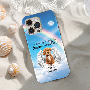 Custom Photo Dog Memorial Phone Case – Personalized Pet Loss Keepsake