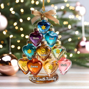 Family Christmas Tree - Personalized Acrylic Ornament