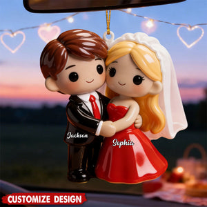 Personalized Couple Ornament for Valentine‘s Day - Engrave Your Promise