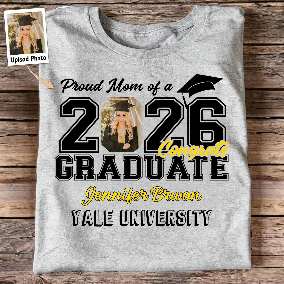 Proud Dad Mom Of A Graduate Personalized Family Of Senior Graduation Shirt