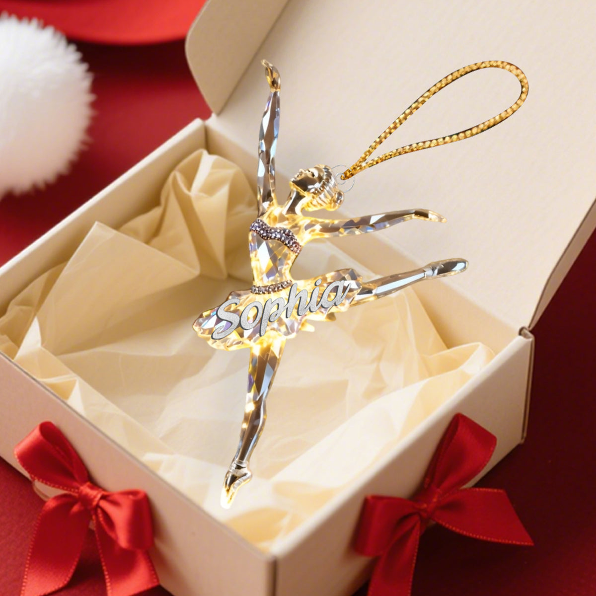Charming Ballet Ornament Personalized Gifts For Ballerina