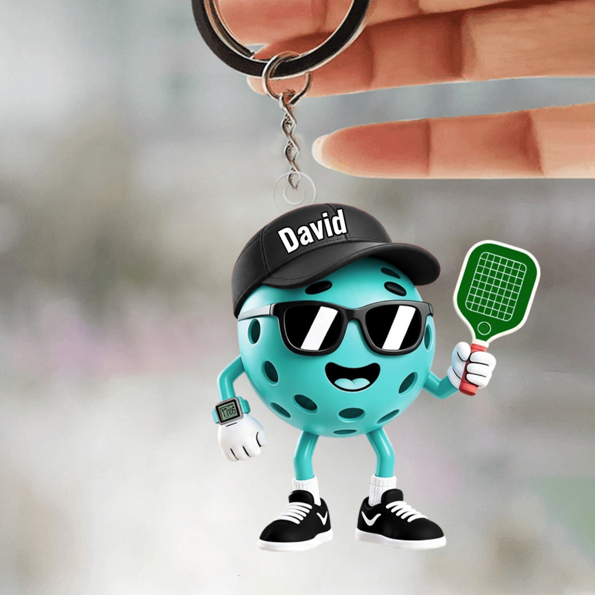 Pickleball Fan Keychain – Personalized 2026 Gift For Players & Lovers