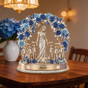 Mom Grandma Love Kids Grandkids-Personalized Acrylic Plaque
