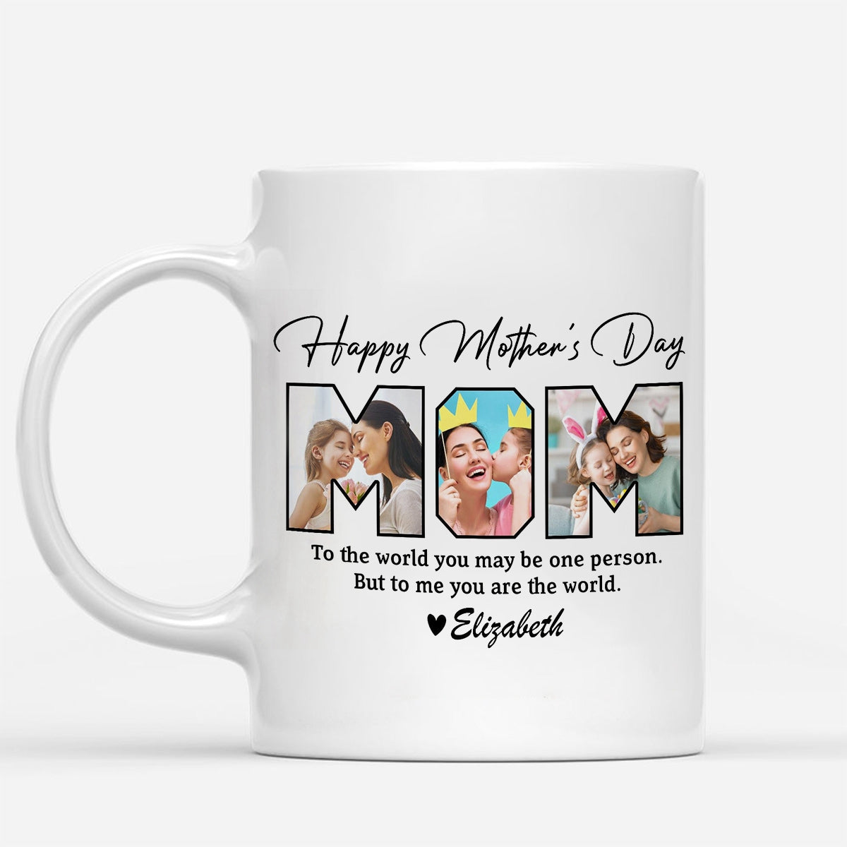 Personalized Photo Happy Mother's Day To Mom Mug