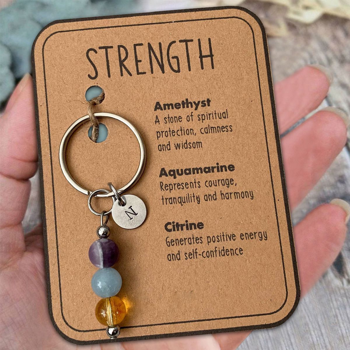 Personalized Crystal Keyring Gift For New Beginnings