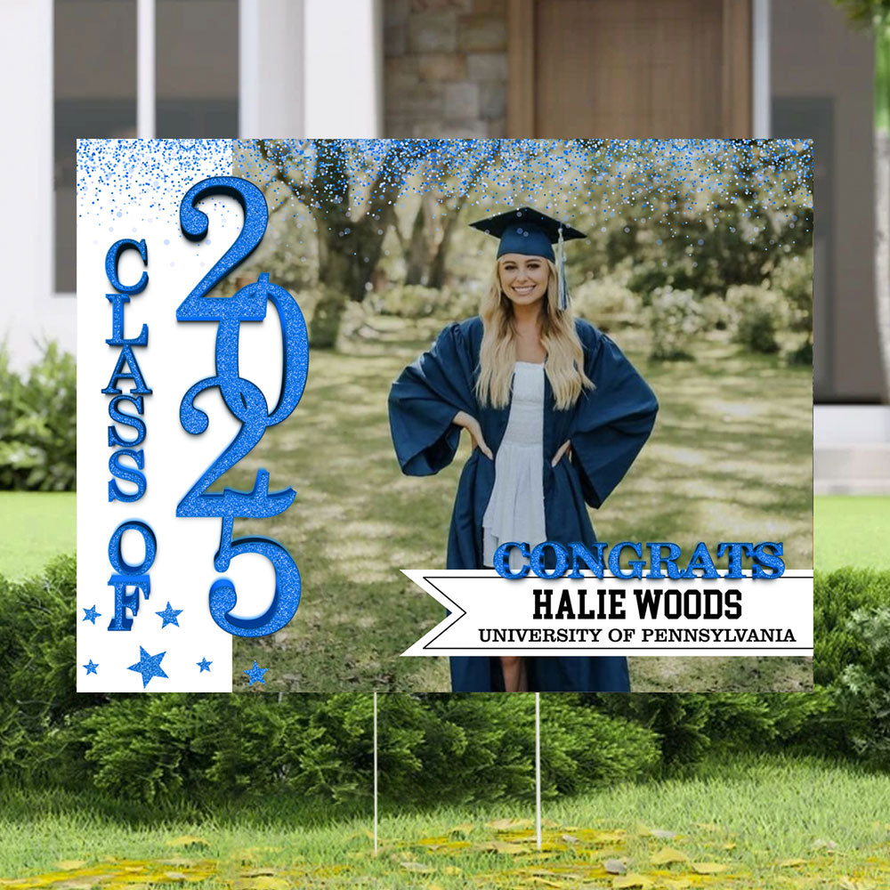 Class of 2026 Lawn Sign – Personalized Graduation Yard Decoration