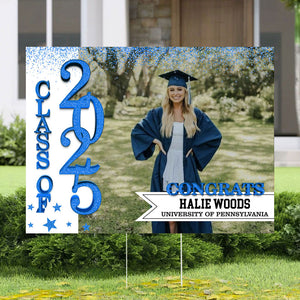 Class of 2026 Lawn Sign – Personalized Graduation Yard Decoration