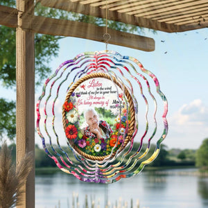 Listen To The Wind - Personalized Memorial Wind Spinner
