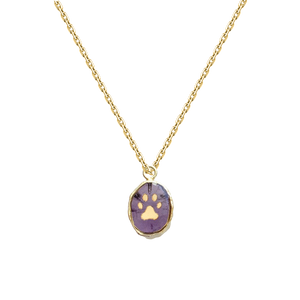 Paw Print Necklace Pet Necklace