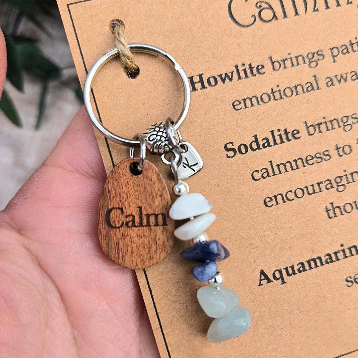 Good Luck Crystal Keyring For Luck Personalized Initial Crystal Keepsake Gift