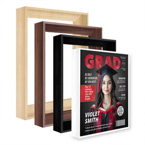 Personalized Graduation Magazine Cover Canvas , Personalized Graduation Gifts for Him or Her