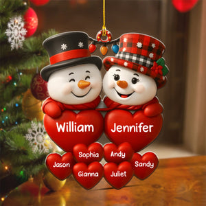 Personalized acrylic ornaments, Christmas gifts for Family