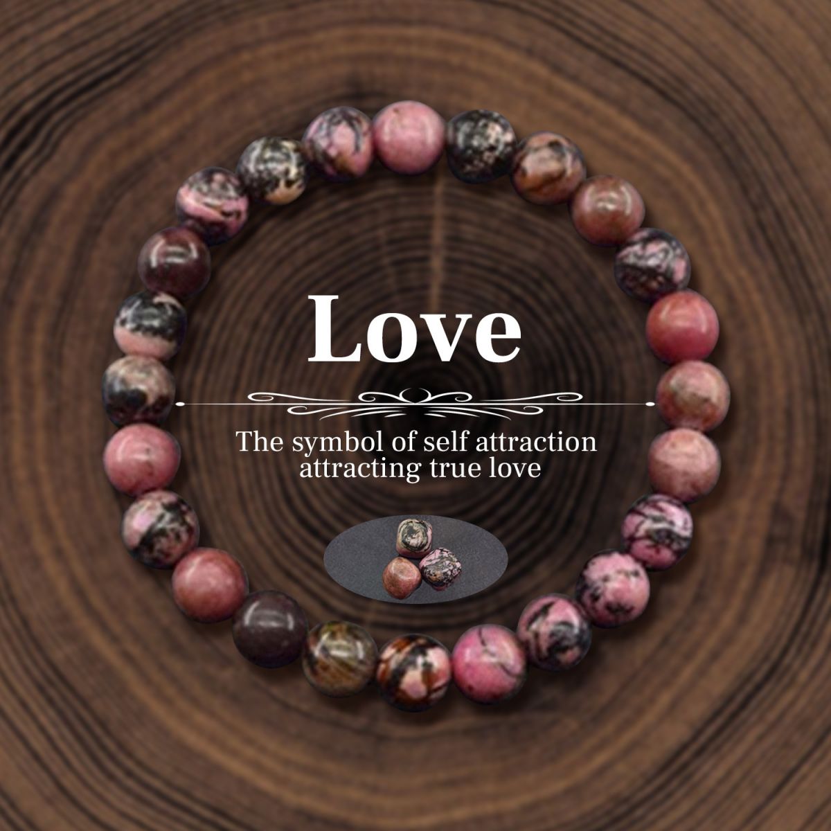 Fashion Natural Stone Beaded Bracelets Healing Stone Bracelet Energy Jewelry Gifts