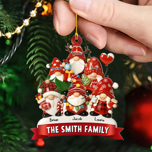 Warm Moments Christmas Family Personalized Custom Acrylic Ornament