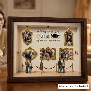 Personalized "Celebrating The Life Of A Loved One" Poster – Memorial Sympathy Gift & Keepsake