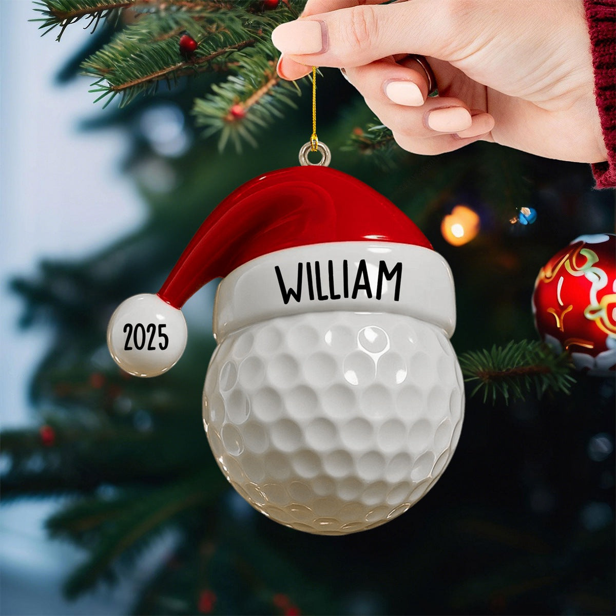 Personalized Sports Ornaments For Every Athlete, Custom Acrylic Ornament, Gift For Athletes And Coaches