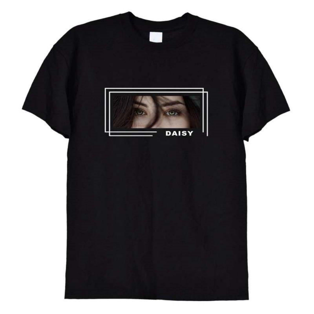 Unique Custom Eyes Tee Loved One's Eyes Personalized Eyes Artwork T Shirt