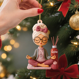 Mindfulness And Mental Health Personalized Christmas Ornament
