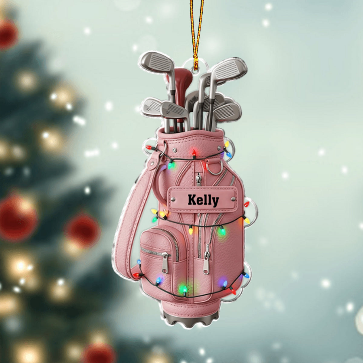 Golf Christmas Ornament - Personalized Gift For Golfers